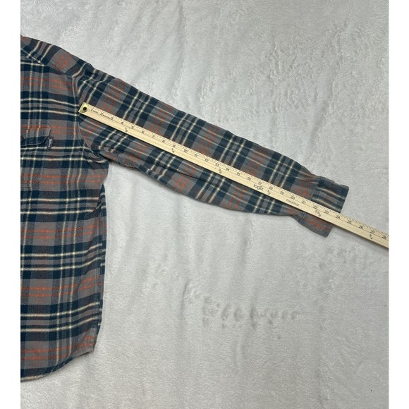 Woolrich Multicolored Button Down Plaid Long-Sleeve Flannel Shirt Size XL - Picture 7 of 8